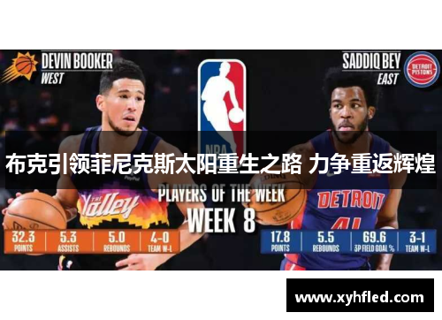 布克引领菲尼克斯太阳重生之路 力争重返辉煌